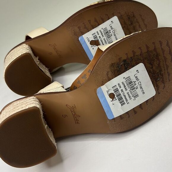 Zodiac Women’s Birch Ivy-Jute Espadrille Block Heel Sandal Size 5 - Picture 8 of 8